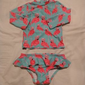 Shade Critter Girls Flamingo Swimsuit